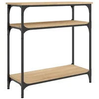 VidaXL Konsolentisch Sonoma-Eiche 75x29x75 cm Holzwerkstoff