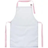 Ferocity Personalisierter Kinderschürze Kind Malschürze Kunstkittel Kochschürze Apron Werkschürze mit rosa Bänder [074] - Einheitsgröße