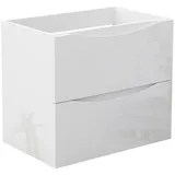 duschspa Waschtisch Unterschrank Waschtischunterschrank Waschbeckenunterschrank Badschrank, 50-120cm Hängeschrank, Matt / Hochglanz 60 cm x 52 cm x 38.8 cm