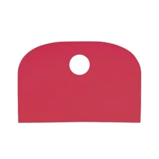 SCHNEIDER Teigschaber "Schlesinger" - flexibel 227246 , Größe: 148 x 99 mm, rot