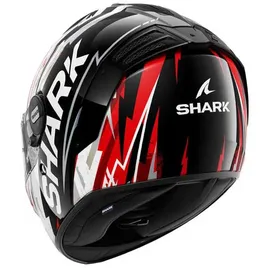 Shark Spartan Rs Hibolt Helm, schwarz-weiss-rot, Größe XS