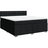 vidaXL Boxspringbett 180 x 200 cm Schwarz
