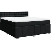 vidaXL Boxspringbett 180 x 200 cm Schwarz