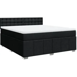 vidaXL Boxspringbett 180 x 200 cm Schwarz