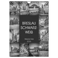 Calvendo BRESLAU SCHWARZWEIß (Wandkalender 2026 DIN A4 hoch), CALVENDO