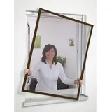 culex Fliegenschutzgitter mit Aluminiumrahmen 80 x 100 cm Braun