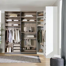 Hom ́in Schublade System Unit 42,4 x 14 x 53 cm Braun