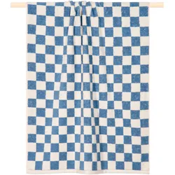 Strandtuch PAD "Chess", blau, B:100cm L:180cm, Frottee, Frottee, Handtücher (Packung), Made in Europe