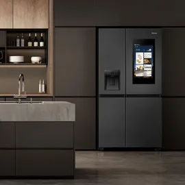 Hisense RS9P628GPFE Side-by-Side (614 l, 1790 mm hoch, Schwarz)