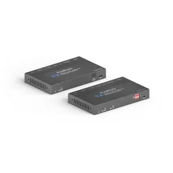 PureTools - HDBaseT Extender Set, 18G HDR. 40m@4K, 70m@1080p. 1080p bis 4K Upscaling. Unterstützt ARC und externe Audioübertragung von RX nach TX