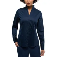 Eterna Female Satin Shirt Regular FIT 46_D_1/1, 1/1, Navy