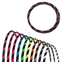 Faltbarer Anfänger Hula Hoop Reifen, Ø90cm, VIOLETT