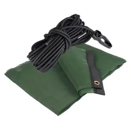 boni-shop Sandkastenabdeckung 2x2m, Netz mit Seil, Feinmaschig
