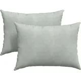 vidaXL Sofakissen 70 x 50 cm Hellgrau