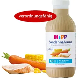 HIPP Sondennahrung Pute Mais & Karotte Kunstst.Fl. 500 ml