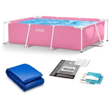 Intex Frame-Pool 220 x 150 x 60 cm rosa