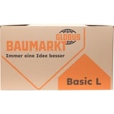 Globus Umzugskarton Basic L Innenmaß: 58 x 33 x 32,5 cm, 10er Set