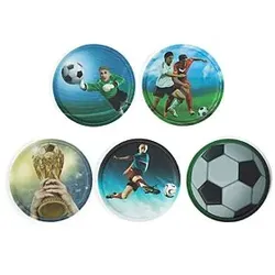 ergobag Klettie-Set Fußball, 5 tlgs Kletties-Set zum wechseln