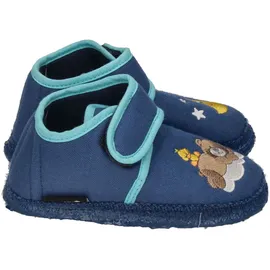 Nanga Bärchen leichter Baby Hausschuh Lauflerner EUR 19 - Blau - 19