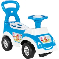 3in1 Rutscherauto blau mit Formsortierset, Kinderfahrzeug mit Spielzeugzubehör, Lauflernhilfe