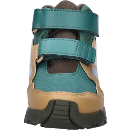 adidas Unisex Kinder Terrex Skychaser Mid Gore-Tex Hiking Kids Shoes, Preloved Teal/Matte Silver/Cardboard, 31 EU