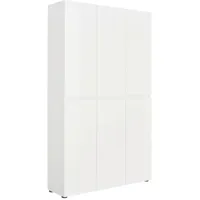 Home24 Schuhschrank Mister Dekor Weiß / Hochglanz