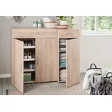 WIMEX Multiraumkonzept Schuhschrank 80 x 98 x 40 cm braun