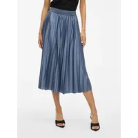 VILA Midirock Plissee Blau 40