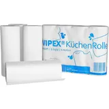 2x 0 Küchenrolle, Haushaltspapier, Weiss