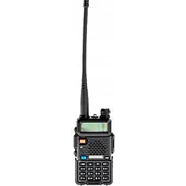 Baofeng UV-5R HTQ USB-C Walkie-talkie Walkie Talkie, Schwarz