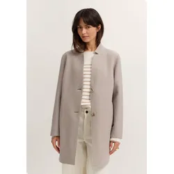 Wollmantel BUGATTI "Regular Fit", Damen, Gr. 40, 80, braun, 100% Wolle, unifarben, regular fit, Mäntel, aus reiner italienischer Wolle