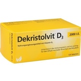 Dekristolvit D3 2.000 I.E. Tabletten 120 Stück Vitamin D 3