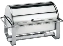 Spring Eco Catering Chafing Dish mit Rolltop Speisewärmer 40 2587 06 10 , Maße: 64 x 38 x 39 cm
