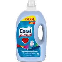 1 x Coral Colorwaschmittel XXXL 100 Waschladungen 5 L