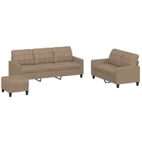 3er Set Wohnzimmer Jugendsofa Relaxsofa Sofas & Couch Sofa Loungesofa Kunstleder