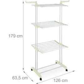 Relaxdays Turm 0 m weiß