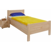 priess Bett »Husum Schlafzimmer Jugendzimmer Rahmenbett«, mit Komforthöhe verschiedene Ausführungen hochwertige Premium Qualität, braun