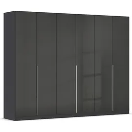 Rauch »Kleiderschrank Schrank Garderobe AGORDO TOPSELLER Schlafzimmer«, (in zwei Griff-Farben mit Dekor- oder Hochglanzfront), durchdachte Innenausstattung, in 6 Breiten und 2 Höhen MADE IN GERMANY, grau