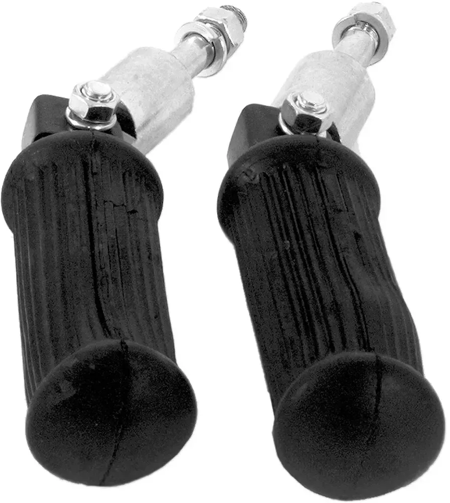 Emgo 54-05470 Fußrasten - Black / Black - One Size