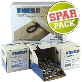 THEILO Sparpack Terrassfix 7 mm inkl Theilo Terrassenschraube 5 x 70 mm