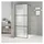 vidaXL Duschwand für begehbare Dusche 80 x 195 cm ESG-Glas schwarz