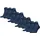 Puma Cushioned Quarter Socken 12er Pack Blau 39-42