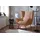 KAWOLA Sessel IVA Cord 90 x 112 x 90 cm Braun