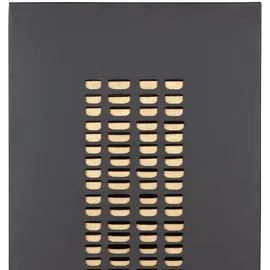 Casablanca by Gilde GILDE Wandrelief Torus silber, 50x120 cm