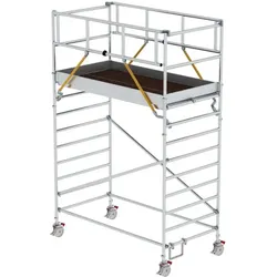 MUNK Rollgerüst SG mit Doppelplattform 1,35x2,45m Plattform 5,07m AH