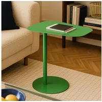 [en.casa] Beistelltisch Nastätten 50x50x38 cm Apfelgrün, matt [en.casa]