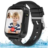 clleylise Kinder Smartwatch, 4G Smartwatch Kinder mit GPS und Telefon, Armbanduhr Kinder Junge, Smart Watch Kinder, Kinderuhr mit Voice Chat, IP68, SOS, Wasserdicht, Touchscreen, Spiel, Wecker