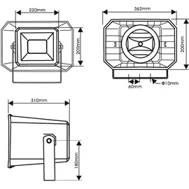 Omnitronic HS-60 Weiß