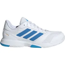 adidas Ligra 8 Indoor Herren Cloud Weiß/Ray Blau/Lucid Aquamarine 42,5