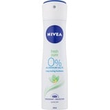 NIVEA Fresh Pure Deodorant Spray Antiperspirant Ohne Aluminium 150 ml